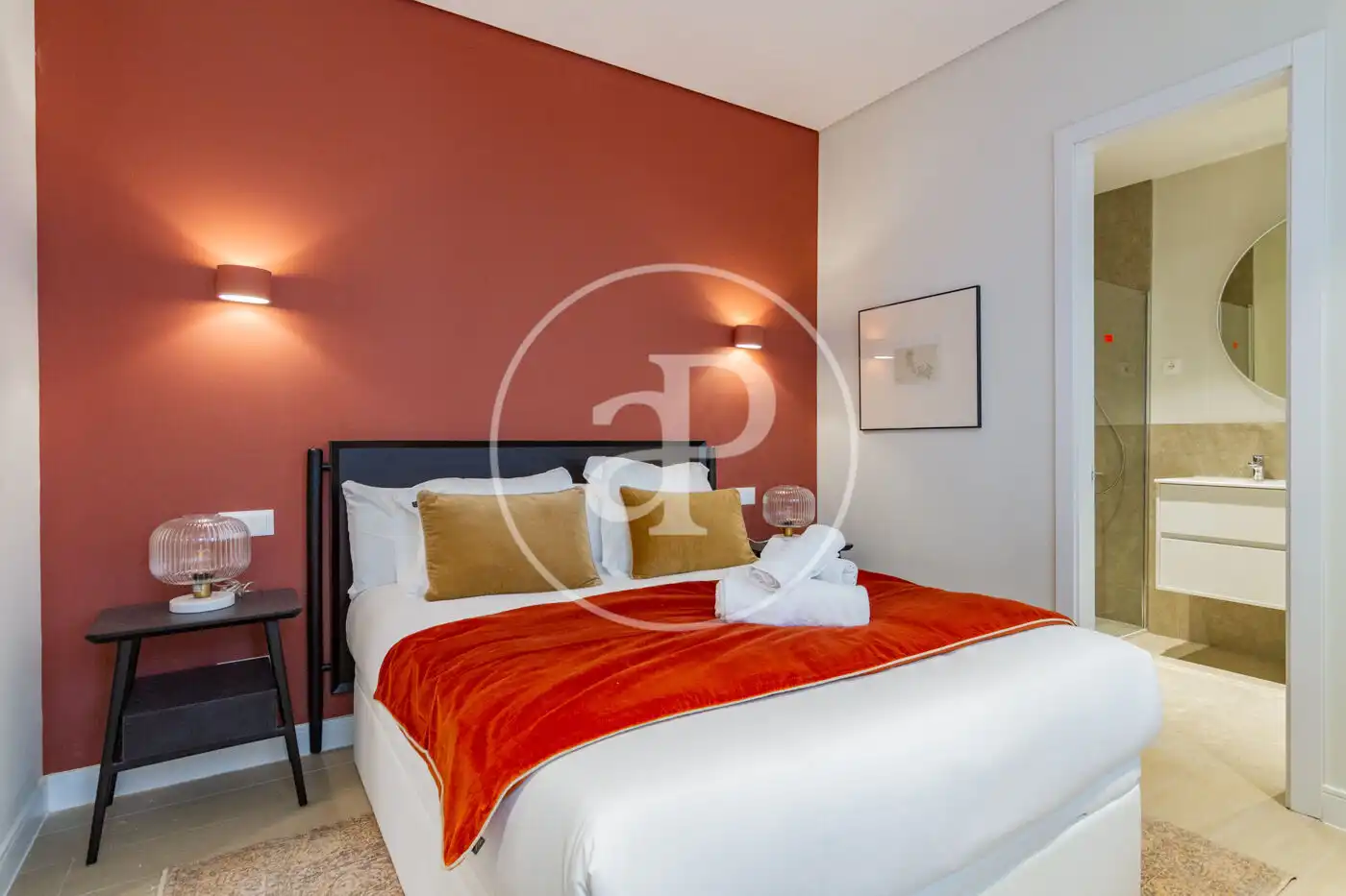 Bedroom of Flat for rent in Madrid  with Air Conditioner, Heating and Furnished
