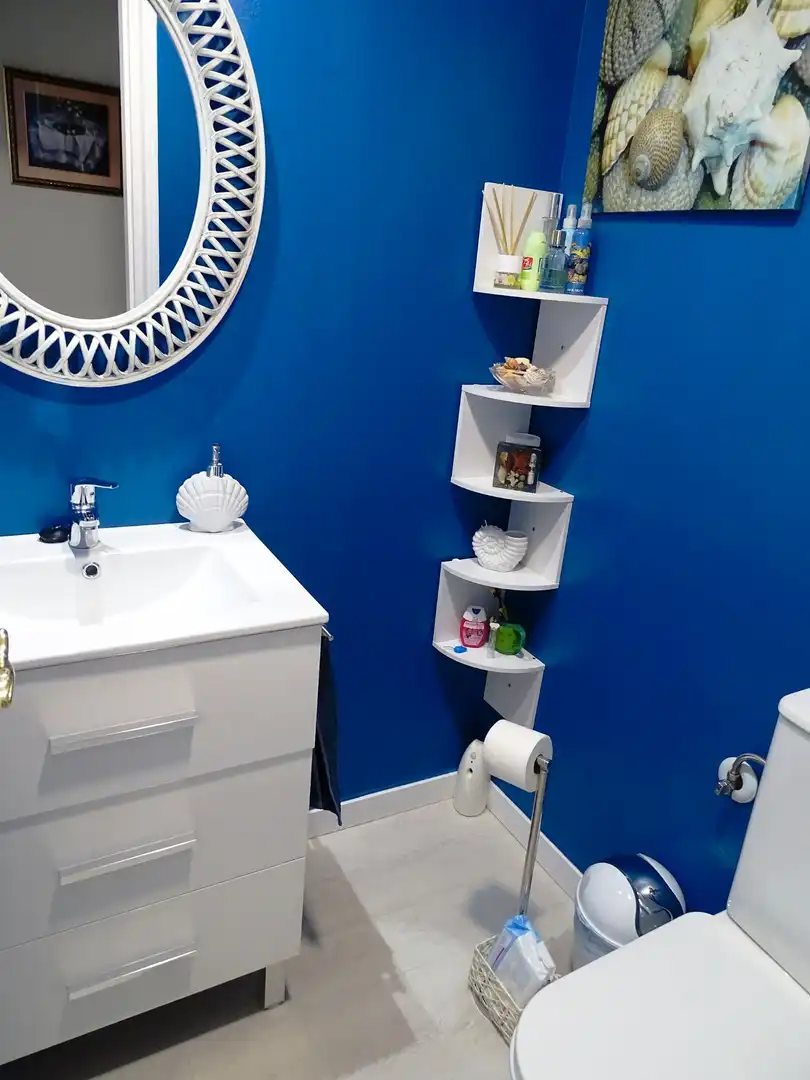 Baño de Casa adosada en venta en Rincón de la Victoria con Aire acondicionado, Calefacción y Jardín privado