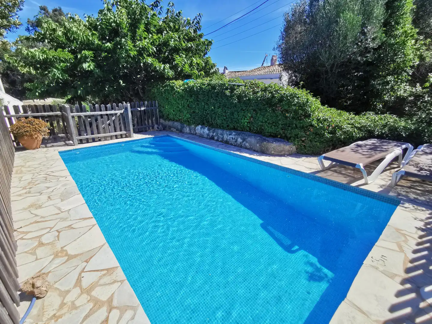 Piscina de Finca rústica en venta en Es Castell con Aire acondicionado, Calefacción y Jardín privado
