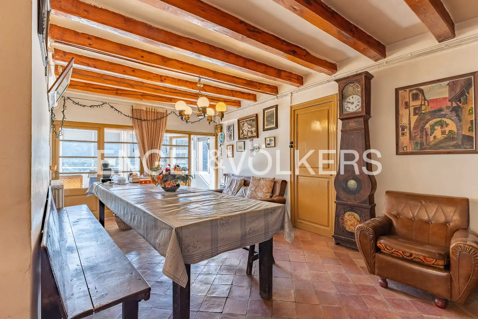 Comedor de Finca rústica en venta en Sant Julià de Cerdanyola con Calefacción, Jardín privado y Balcón