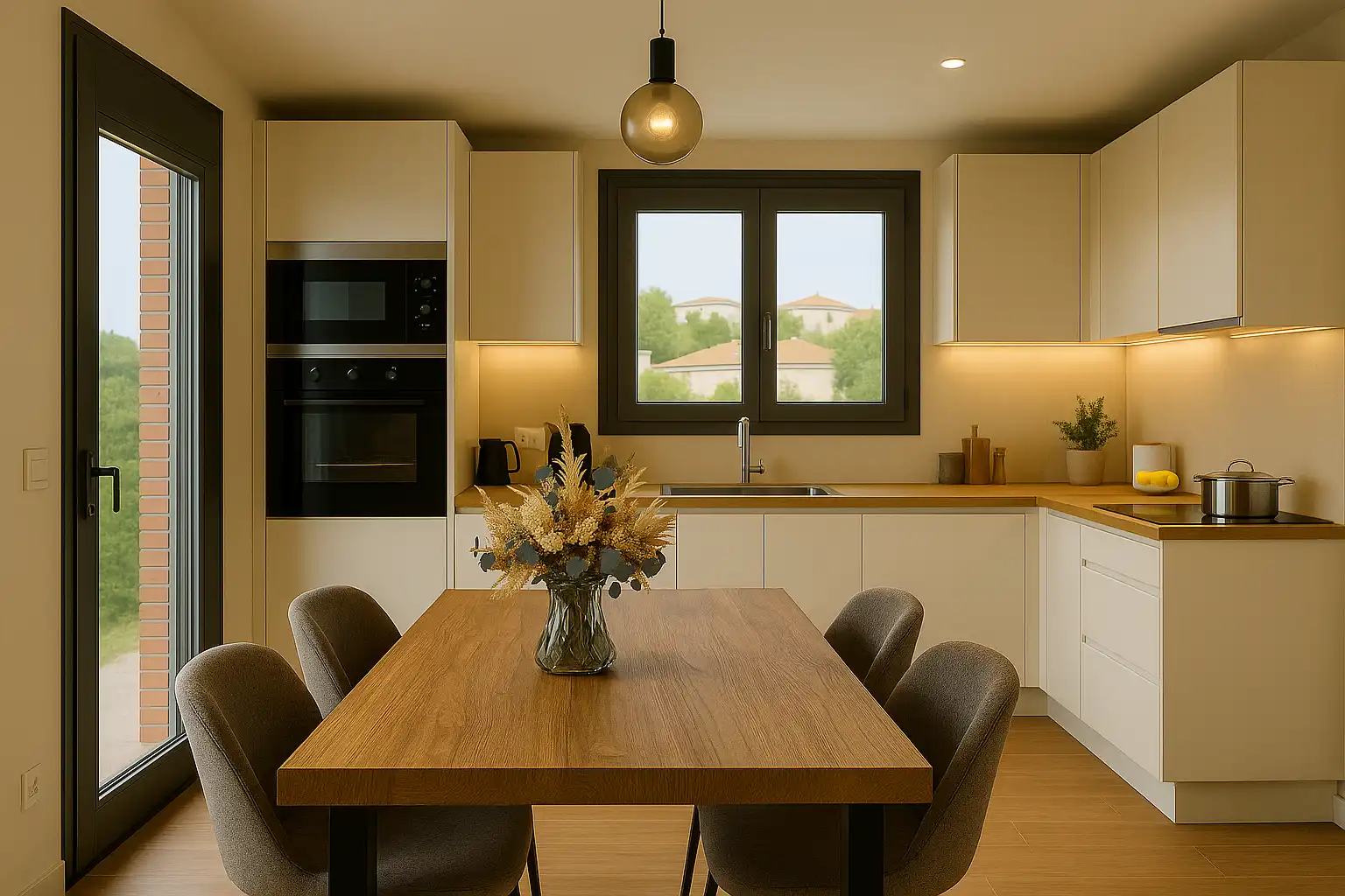 Cocina de Casa o chalet en venta en Cànoves I Samalús con Aire acondicionado, Calefacción y Jardín privado