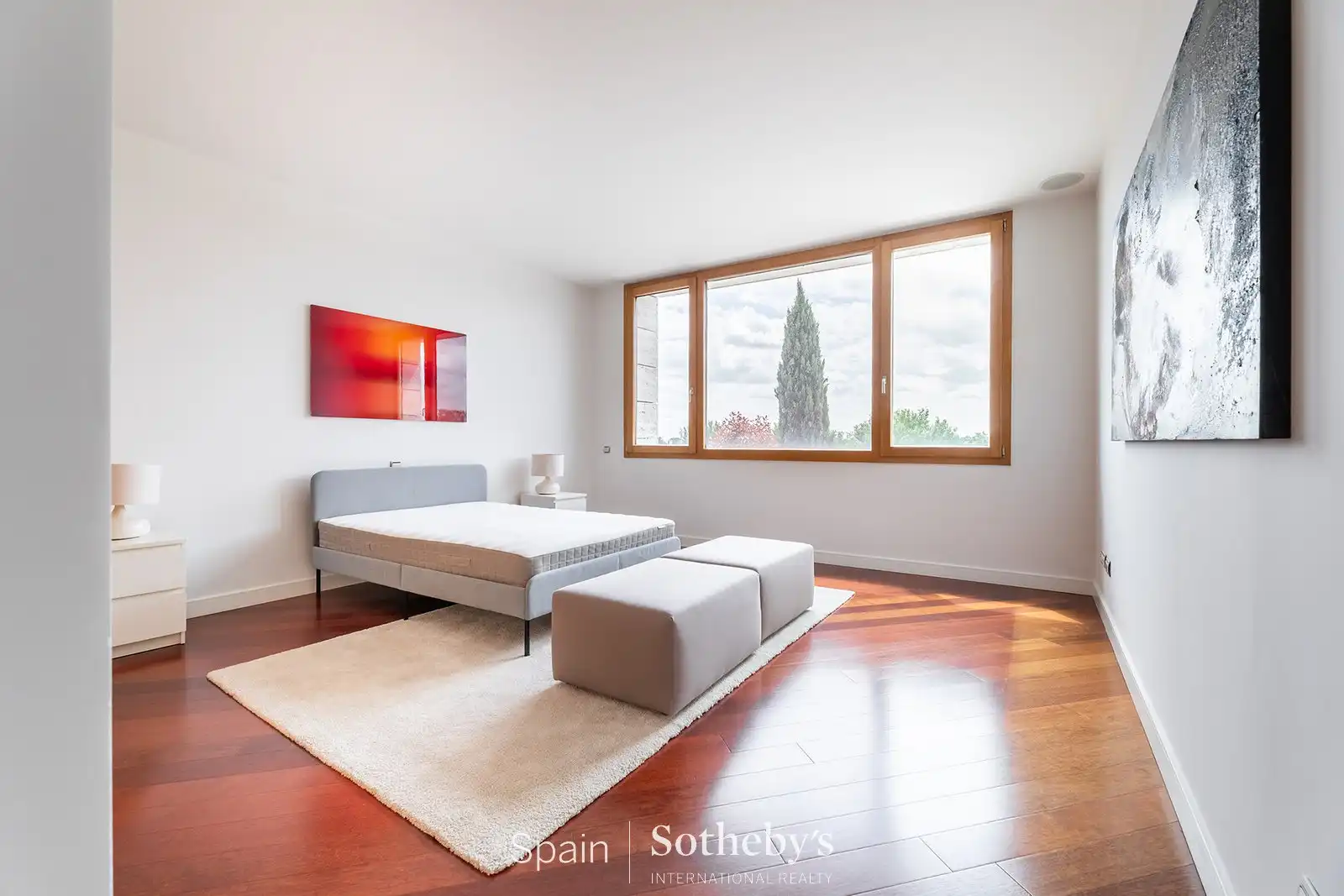 Dormitori de Casa o xalet de lloguer en Pozuelo de Alarcón amb Aire condicionat, Jardí privat i Terrassa