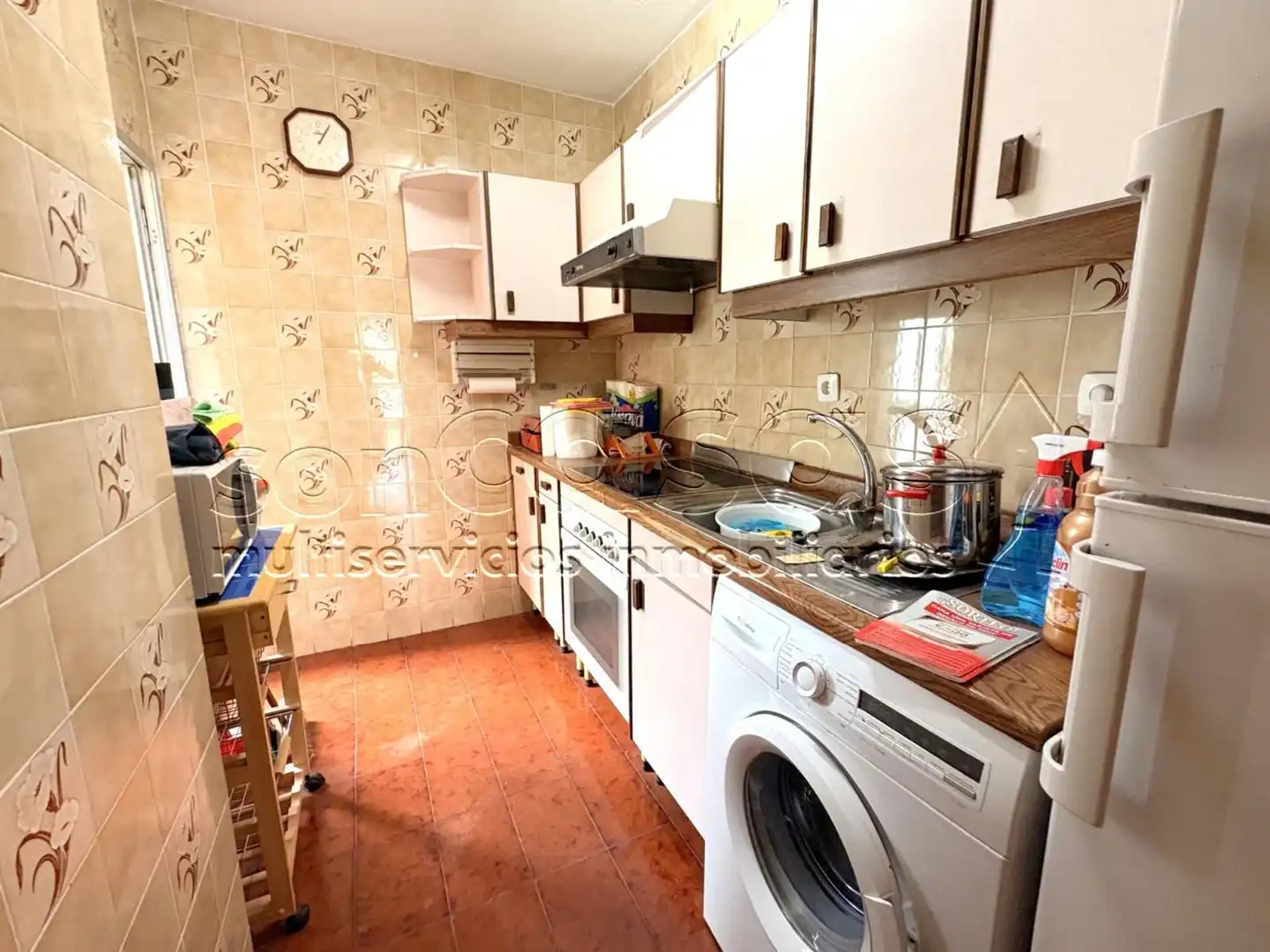 Kitchen of Flat for sale in Madrid  with Heating, Parquet flooring and Terrace