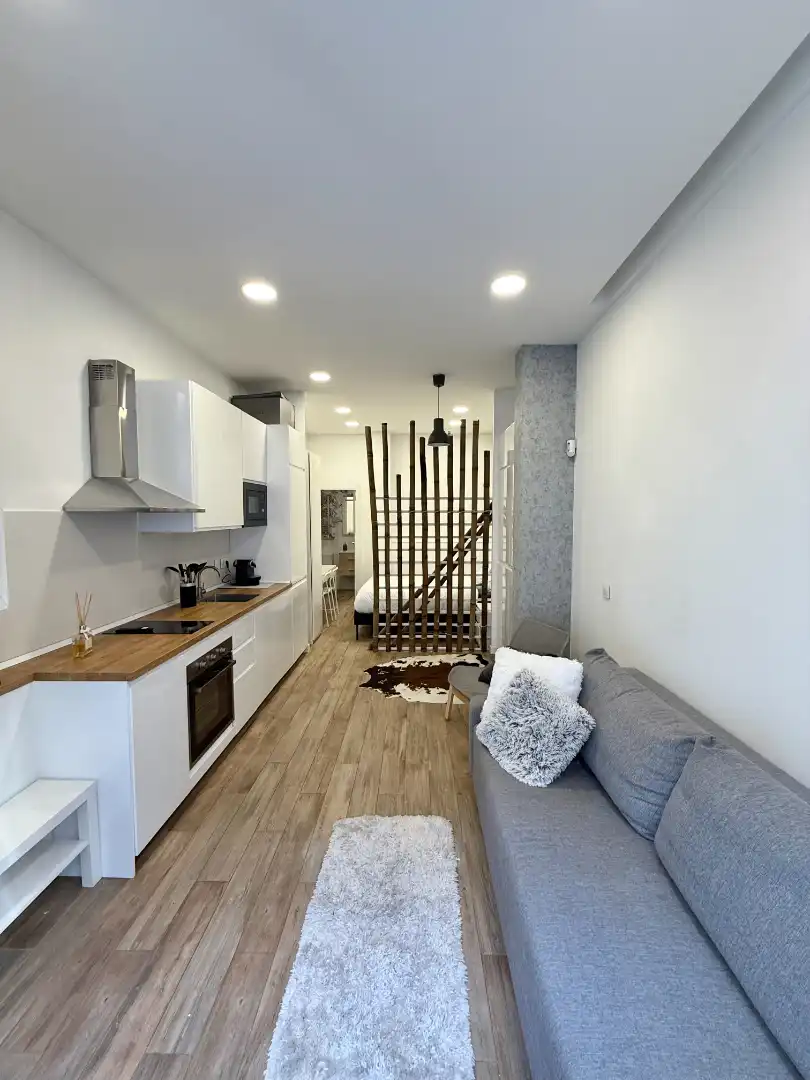 Kitchen of Ground floor for sale in  Madrid Capital  with Air Conditioner, Heating and Furnished