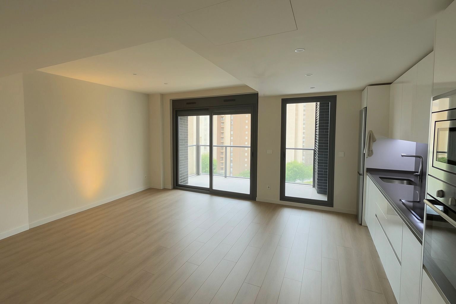 Sala d'estar de Pis de lloguer en Alicante / Alacant amb Aire condicionat, Calefacció i Terrassa