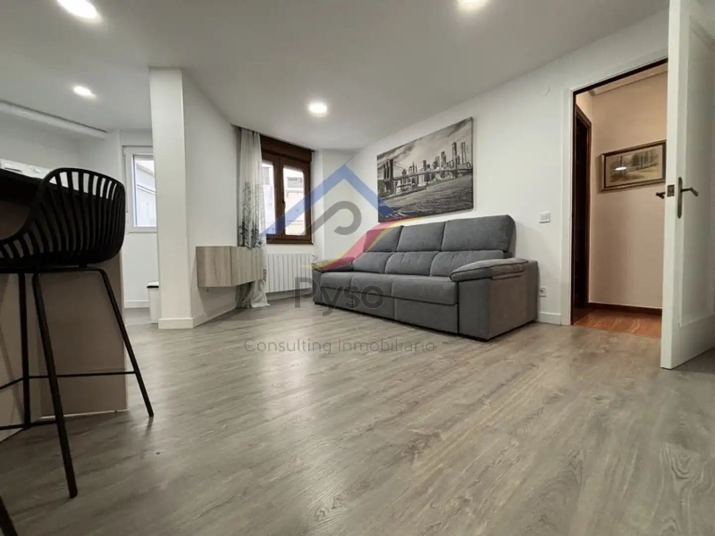 Sala de estar de Piso de alquiler en Santander con Calefacción y Balcón