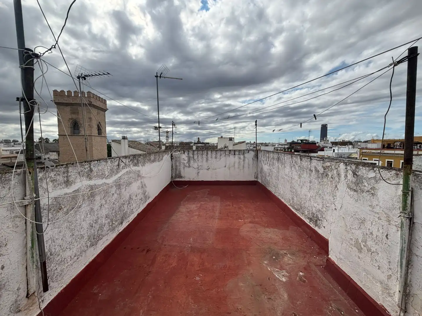 Exterior view of Buildings for sale in Sevilla
