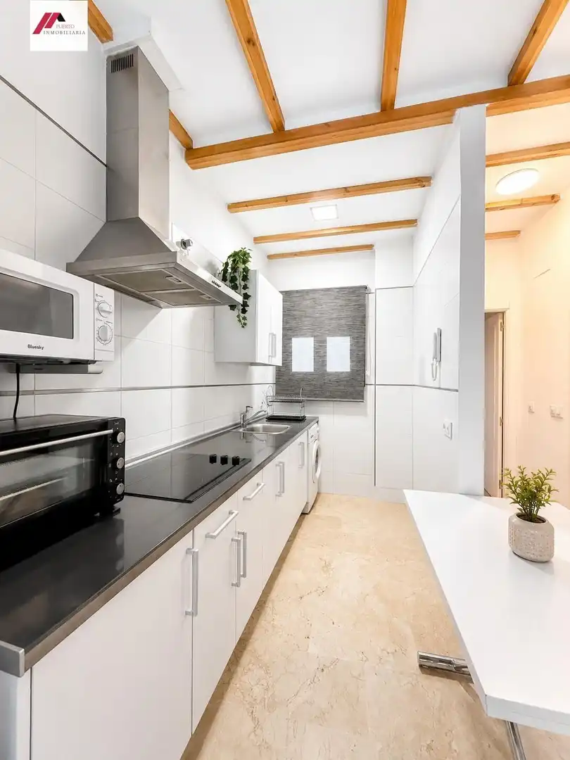 Kitchen of Apartments for sale in El Puerto de Santa María  with Air Conditioner and Furnished