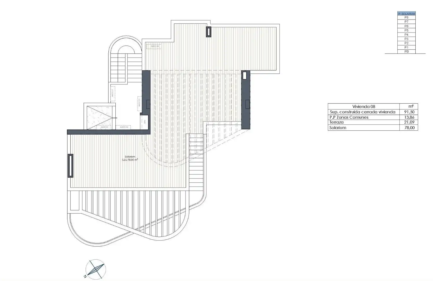 Penthouse mit Pool zum Verkauf in Puerto Deportivo, imagen 19