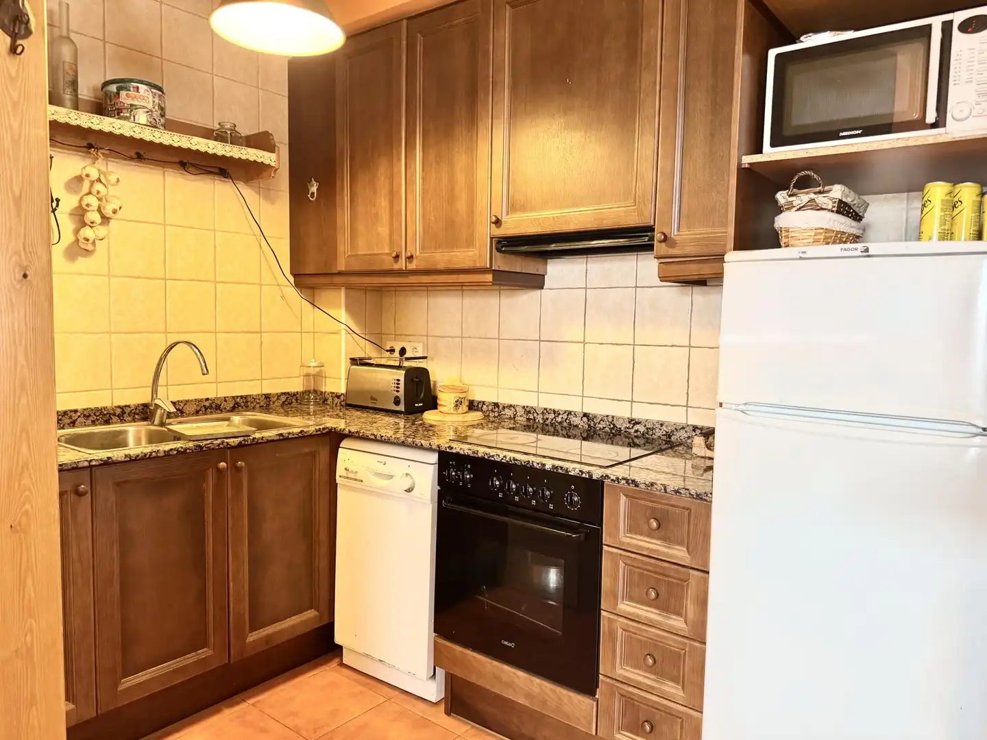 Cocina de Casa o chalet de alquiler en Castellar de n'Hug con Calefacción y Amueblado