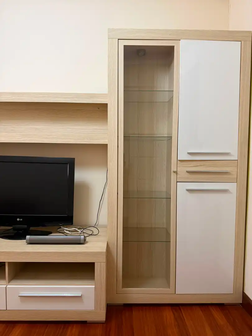 Sala de estar de Piso en venta en Barakaldo  con Calefacción, Parquet y Amueblado