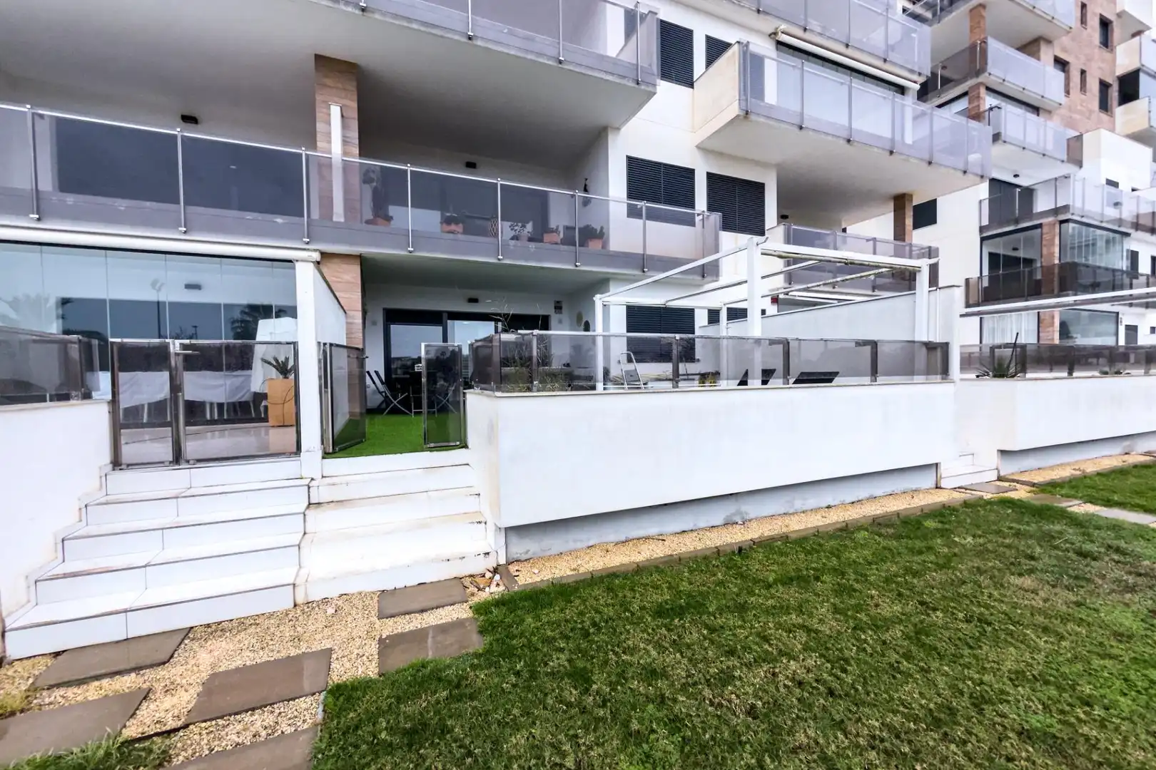 Terrace of Ground floor for sale in Pilar de la Horadada  with Air Conditioner, Heating and Private garden