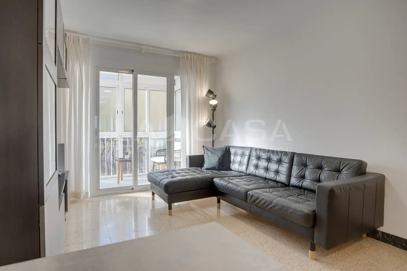 Living room of Flat for sale in  Barcelona Capital  with Balcony