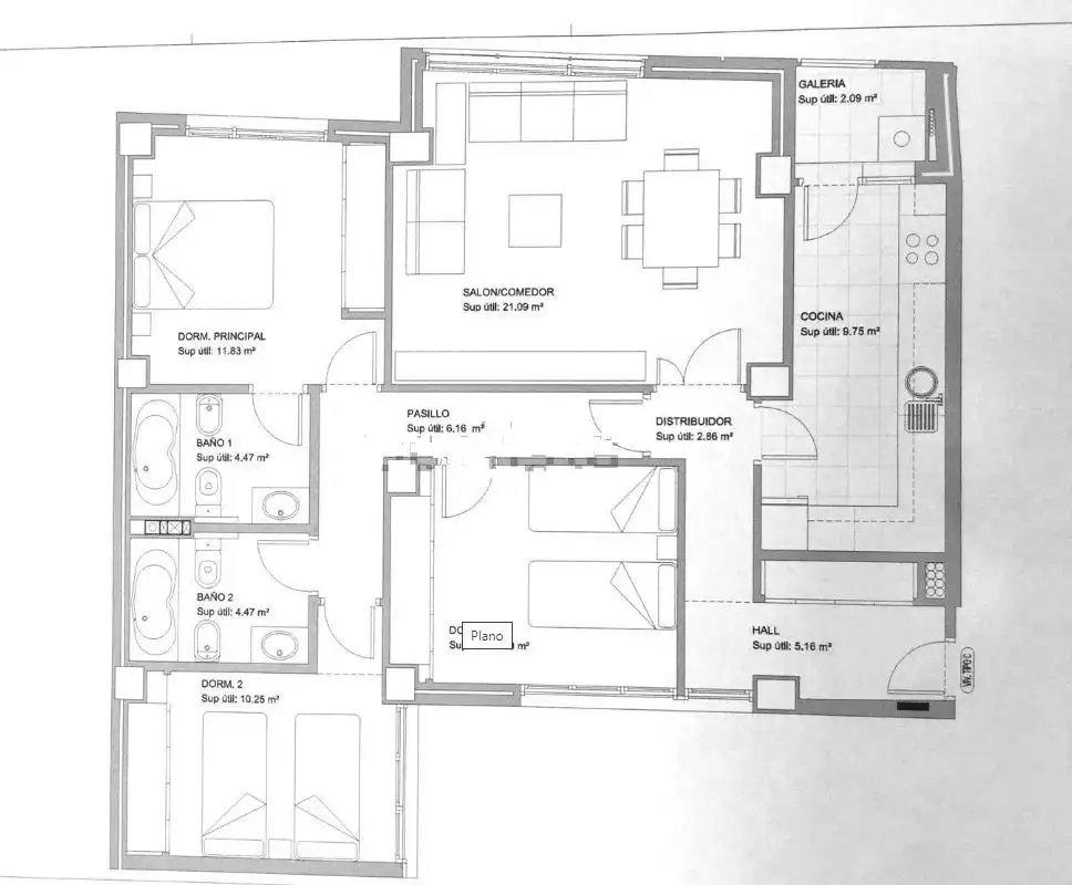 Flat for sale in Elche / Elx  with Air Conditioner, Parquet flooring and Jacuzzi