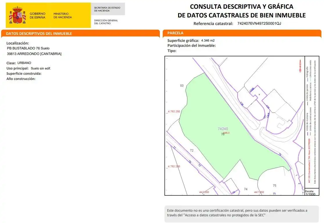 Terreny residencial en venda a Barrio Barrio Iglesia, imagen 4