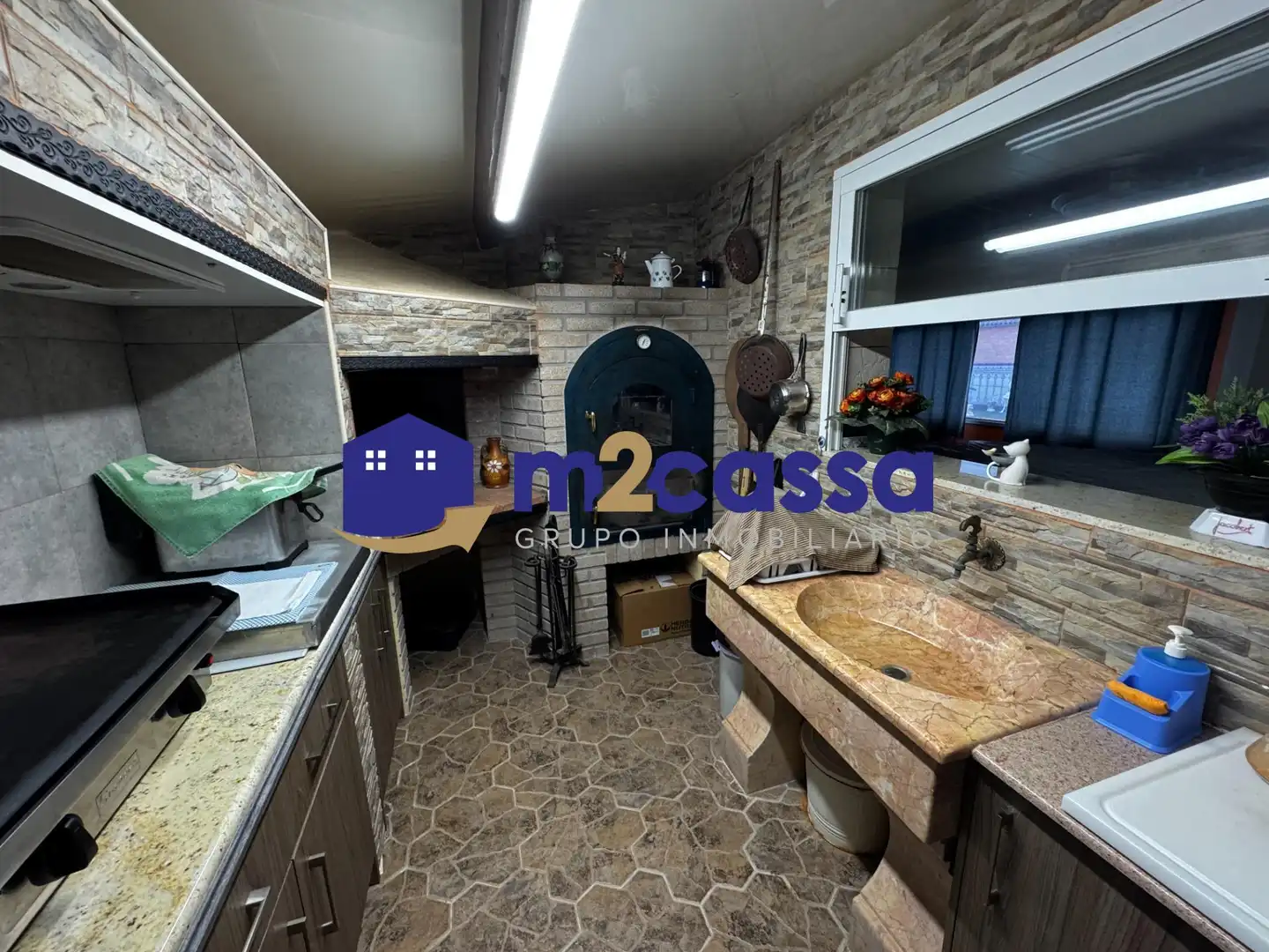 Cocina de Casa o chalet en venta en Lorca con Aire acondicionado, Calefacción y Jardín privado