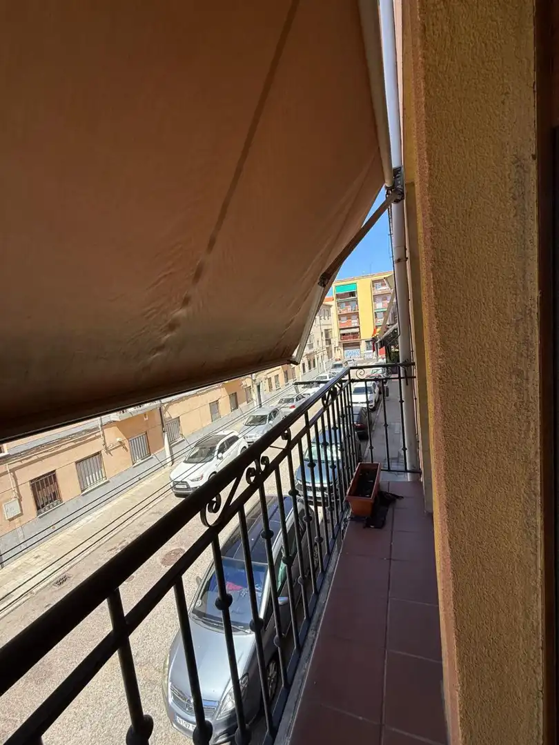 Balcony of Flat for rent in Salamanca  with Air Conditioner, Heating and Parquet flooring