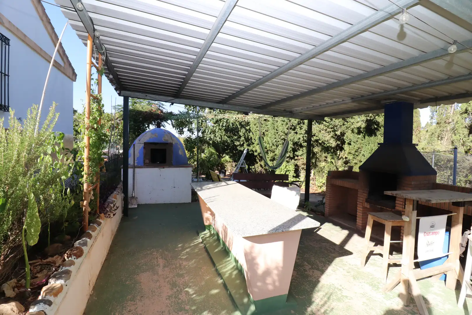 Jardí de Finca rústica en venda en Aljaraque amb Jardí privat, Piscina i Moblat