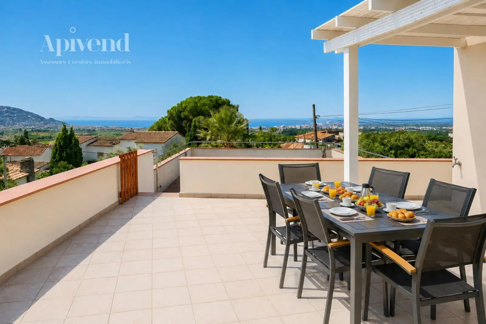 Terrace of Houses for sale in Roses  with Air Conditioner, Heating and Private garden