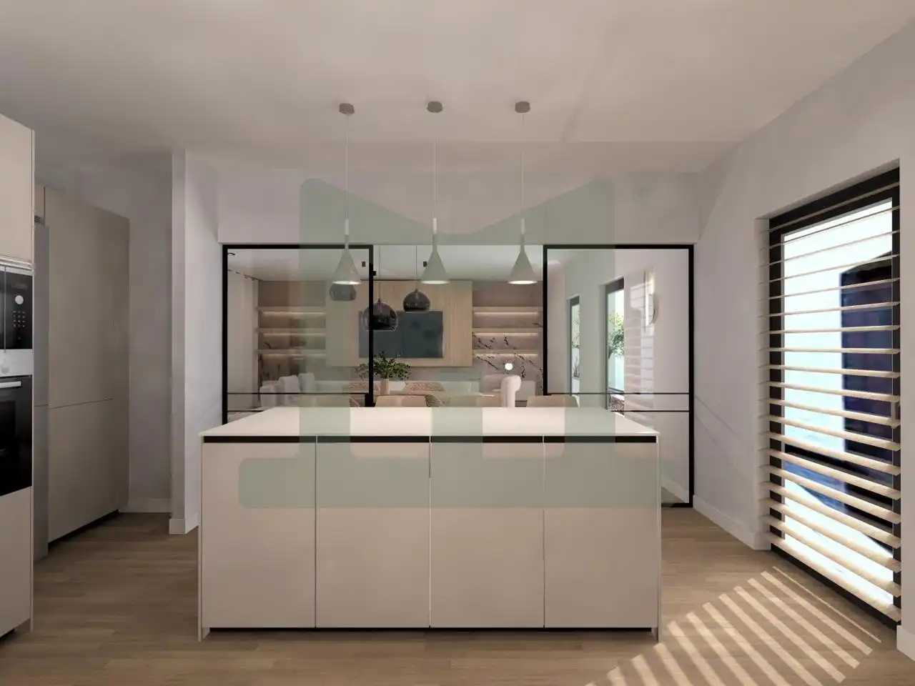 Cocina de Casa adosada en venta en Griñón con Calefacción, Jardín privado y Piscina
