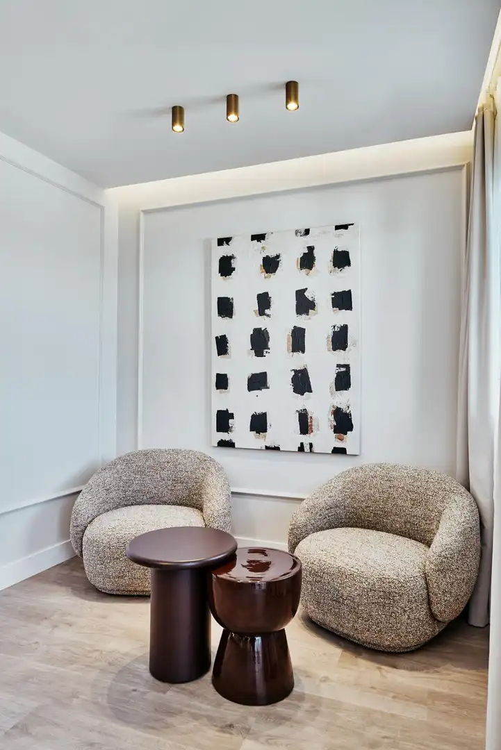 Sala d'estar de Apartament en venda en Madrid amb Calefacció, Terrassa i Moblat