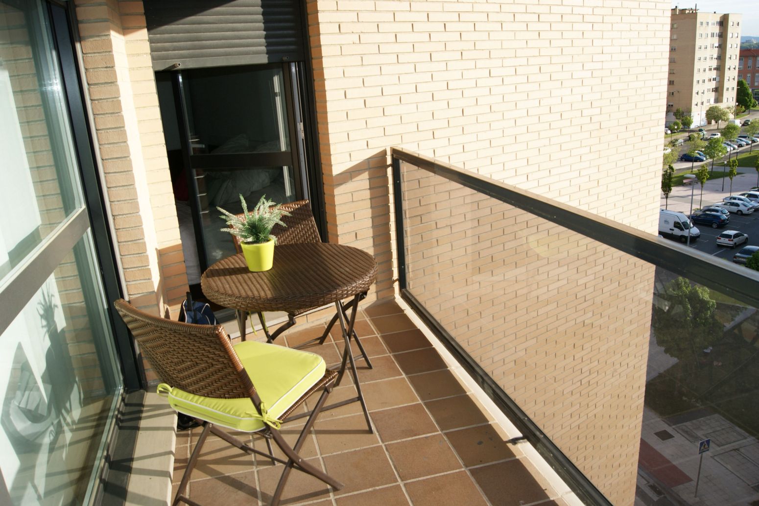 Balcony of Flat for sale in  Pamplona / Iruña  with Heating, Terrace and Storage room