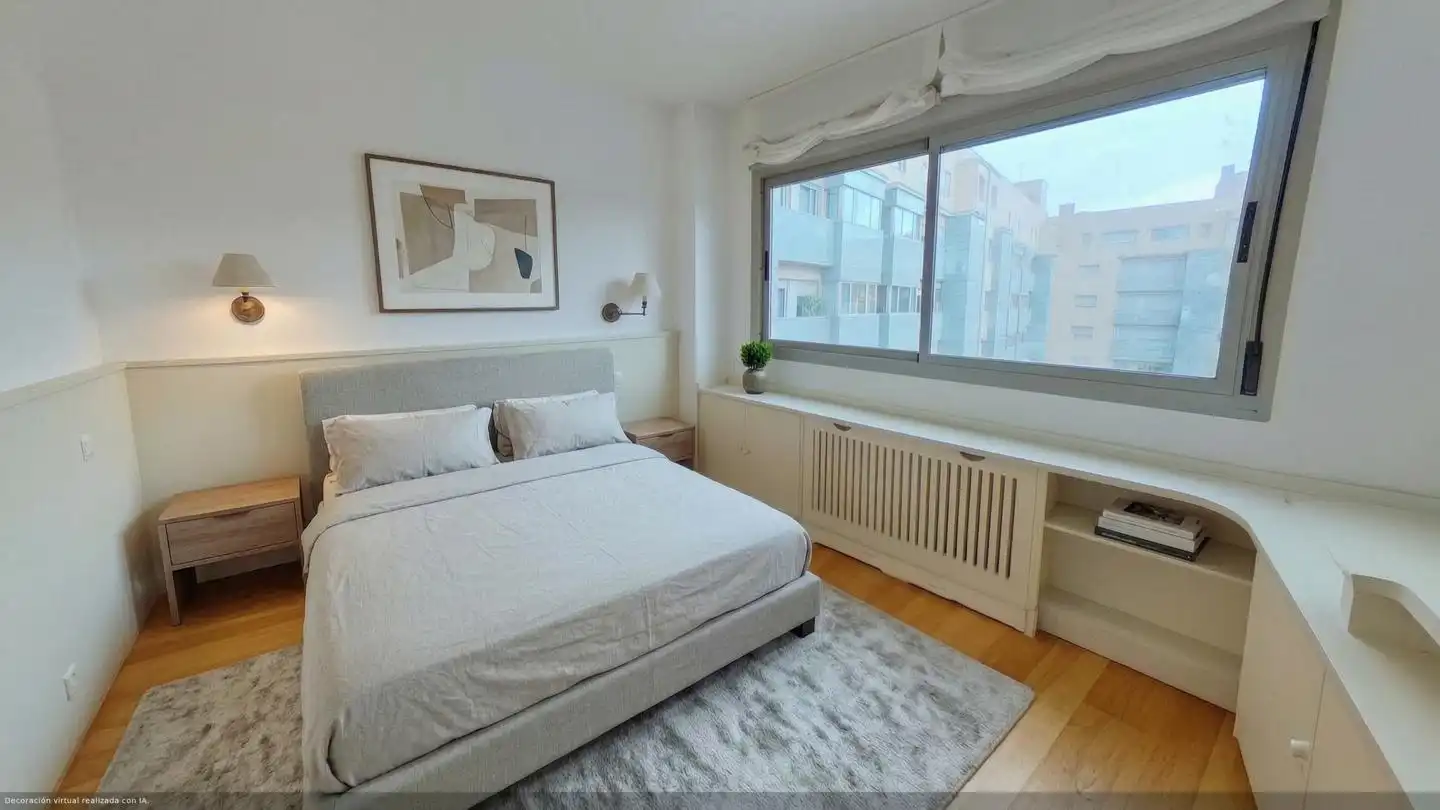 Bedroom of Flat for sale in Madrid  with Air Conditioner, Heating and Terrace