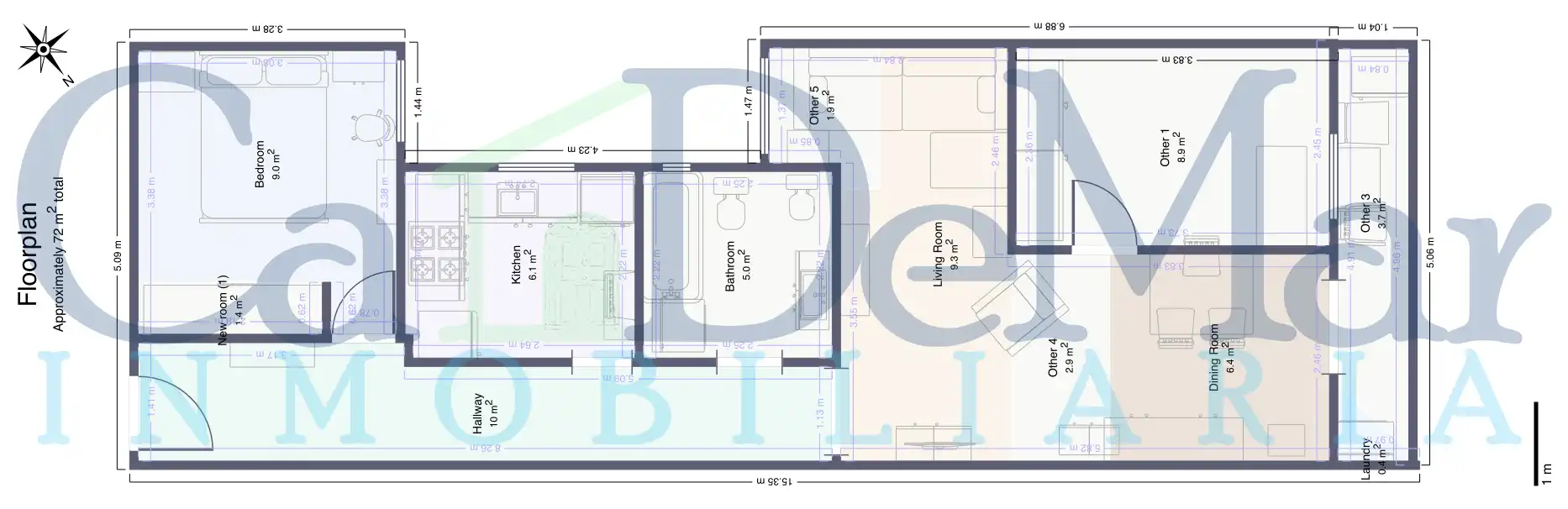 Appartamento con terrazza in vendita a Carrer Nau 4, imagen 19