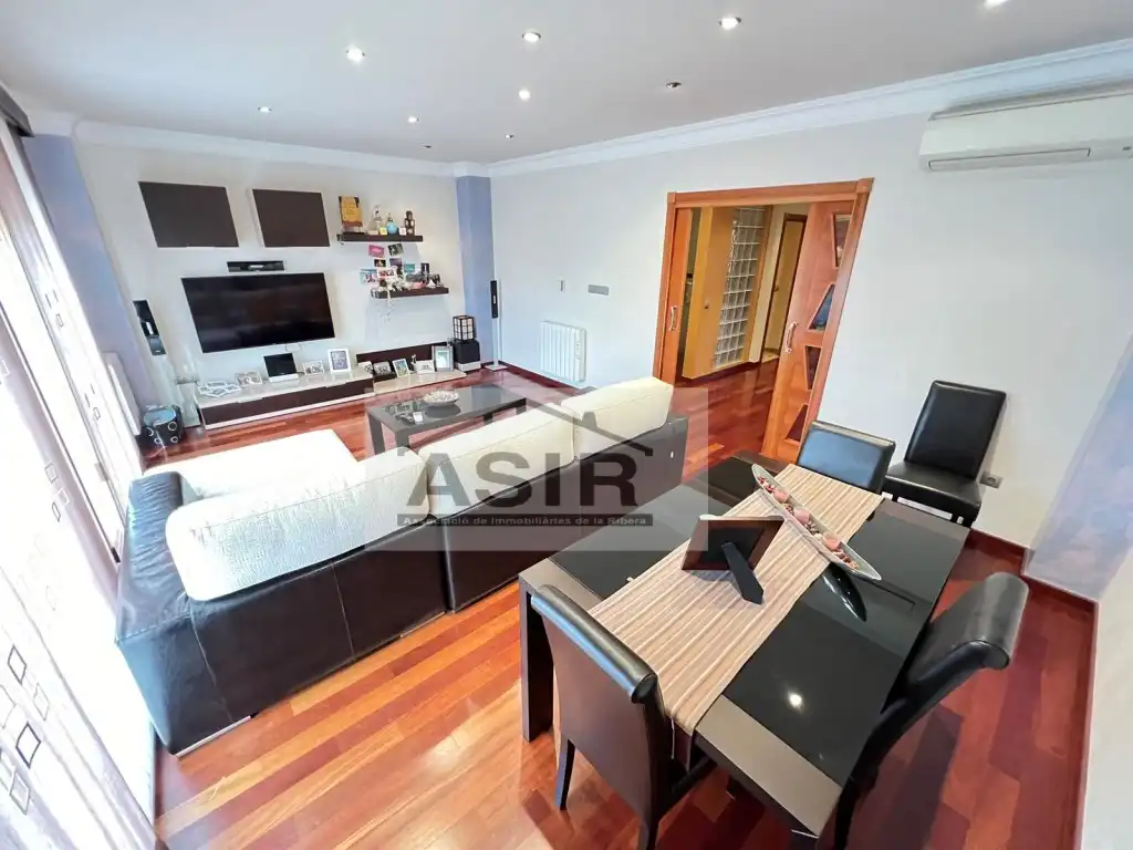 Sala d'estar de Casa o xalet en venda en Carcaixent amb Aire condicionat, Terrassa i Piscina