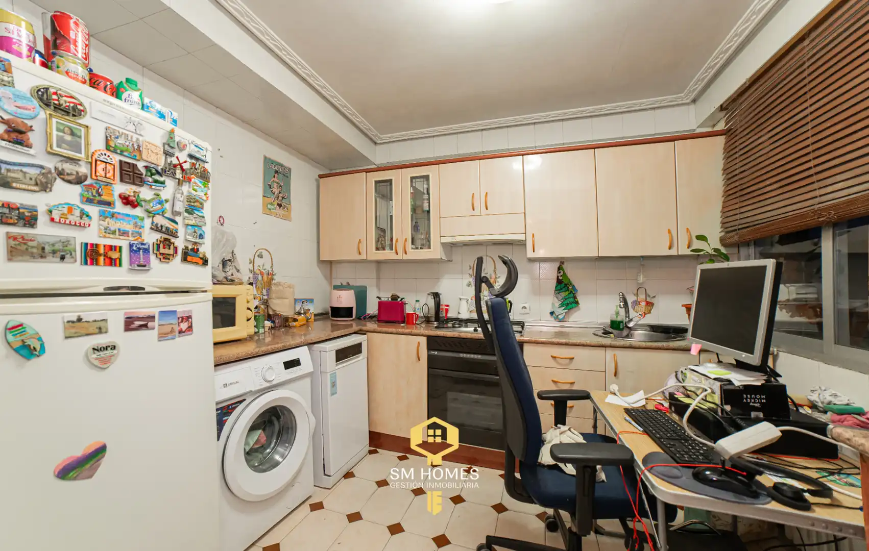 Küche von Wohnung zum Verkauf in San Fernando de Henares mit Klimaanlage, Heizung und Terrasse