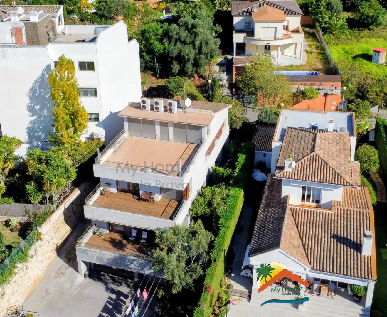 Exterior view of Houses for sale in Blanes  with Air Conditioner, Heating and Private garden