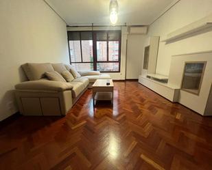 Living room of Flat to rent in  Madrid Capital  with Air Conditioner, Heating and Private garden
