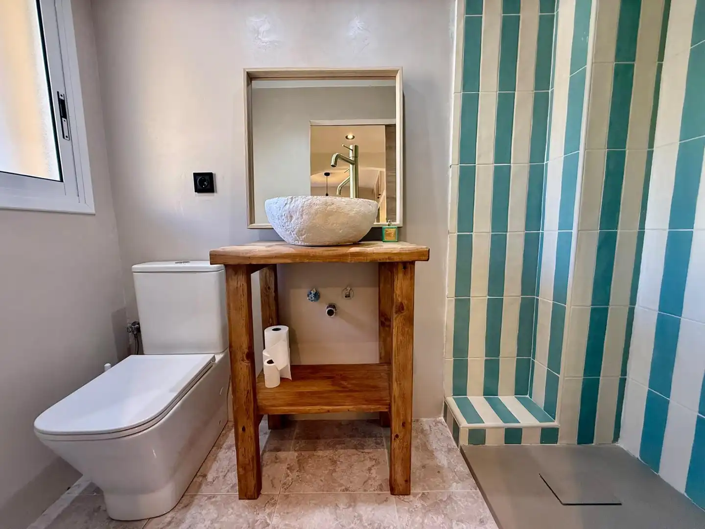 Baño de Casa adosada en venta en Calafell con Aire acondicionado, Calefacción y Terraza