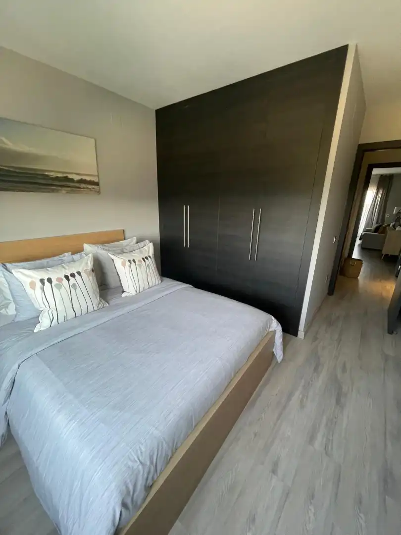 Dormitori de Apartament de lloguer en Fraga amb Aire condicionat, Calefacció i Parquet