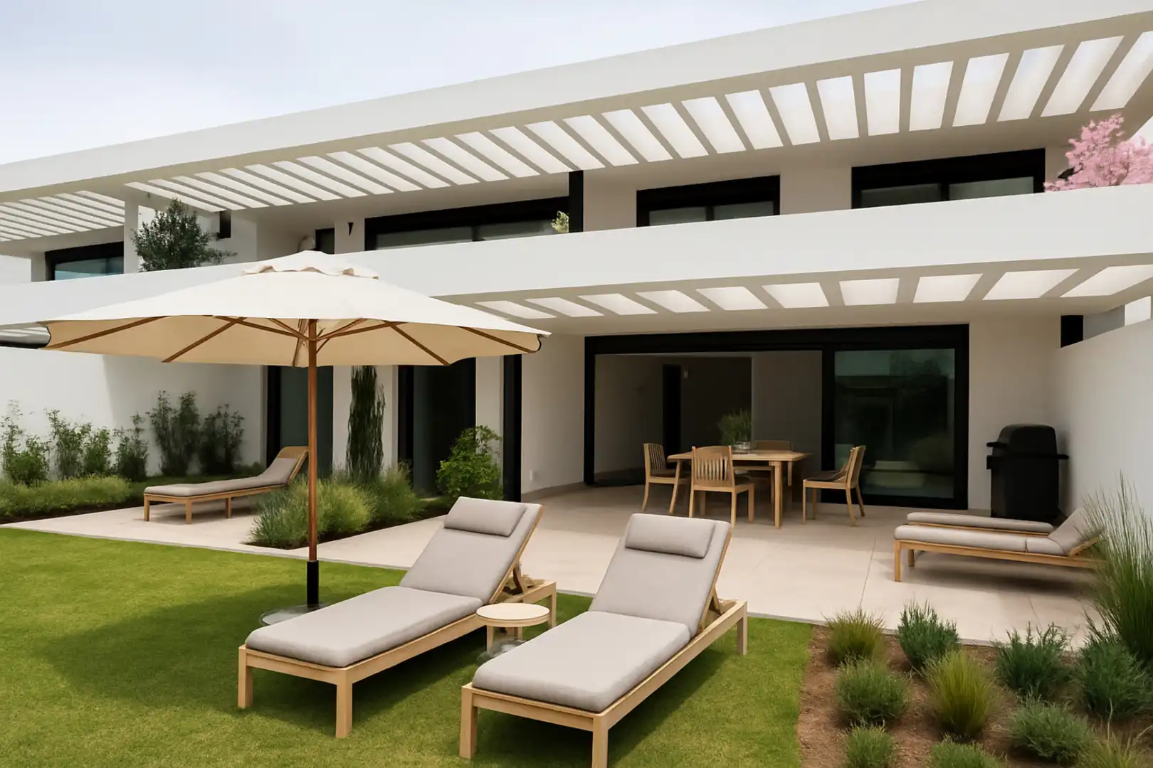 Terraza de Apartamento en venta en Marbella con Aire acondicionado, Jardín privado y Terraza
