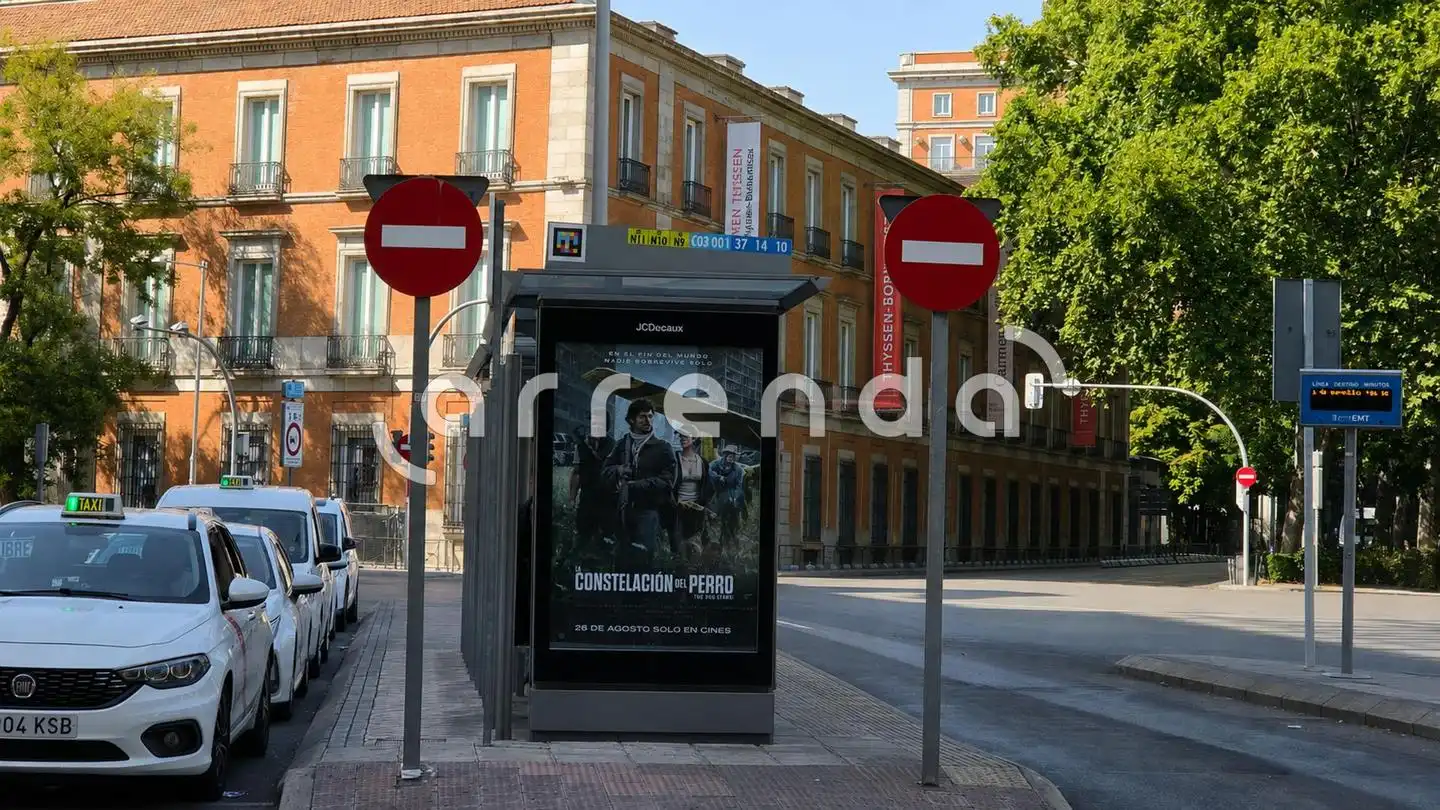 Vista exterior de Estudio de alquiler en Madrid