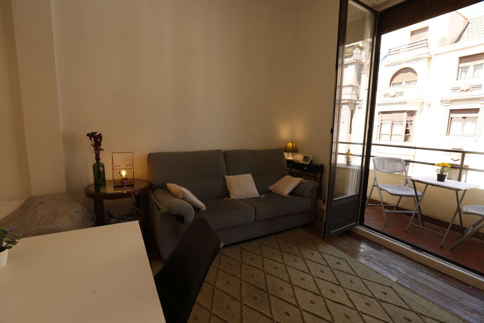 Sala d'estar de Apartament per a compartir en Bilbao  amb Aire condicionat, Calefacció i Terrassa