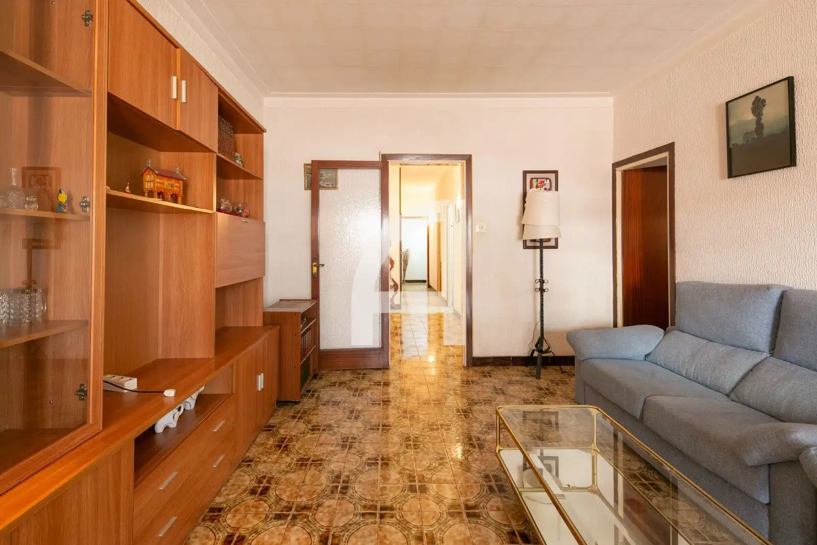 Sala de estar de Piso en venta en Barcelona con Terraza y Balcón