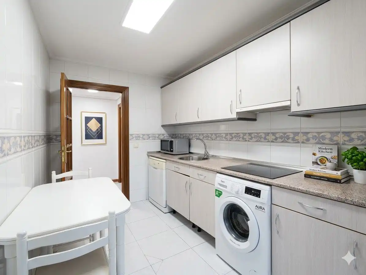 Cocina de Piso en venta en  Logroño con Calefacción, Parquet y Terraza