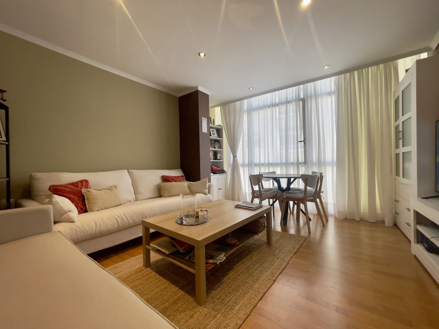 Living room of Flat for sale in A Coruña Capital   with Storage room
