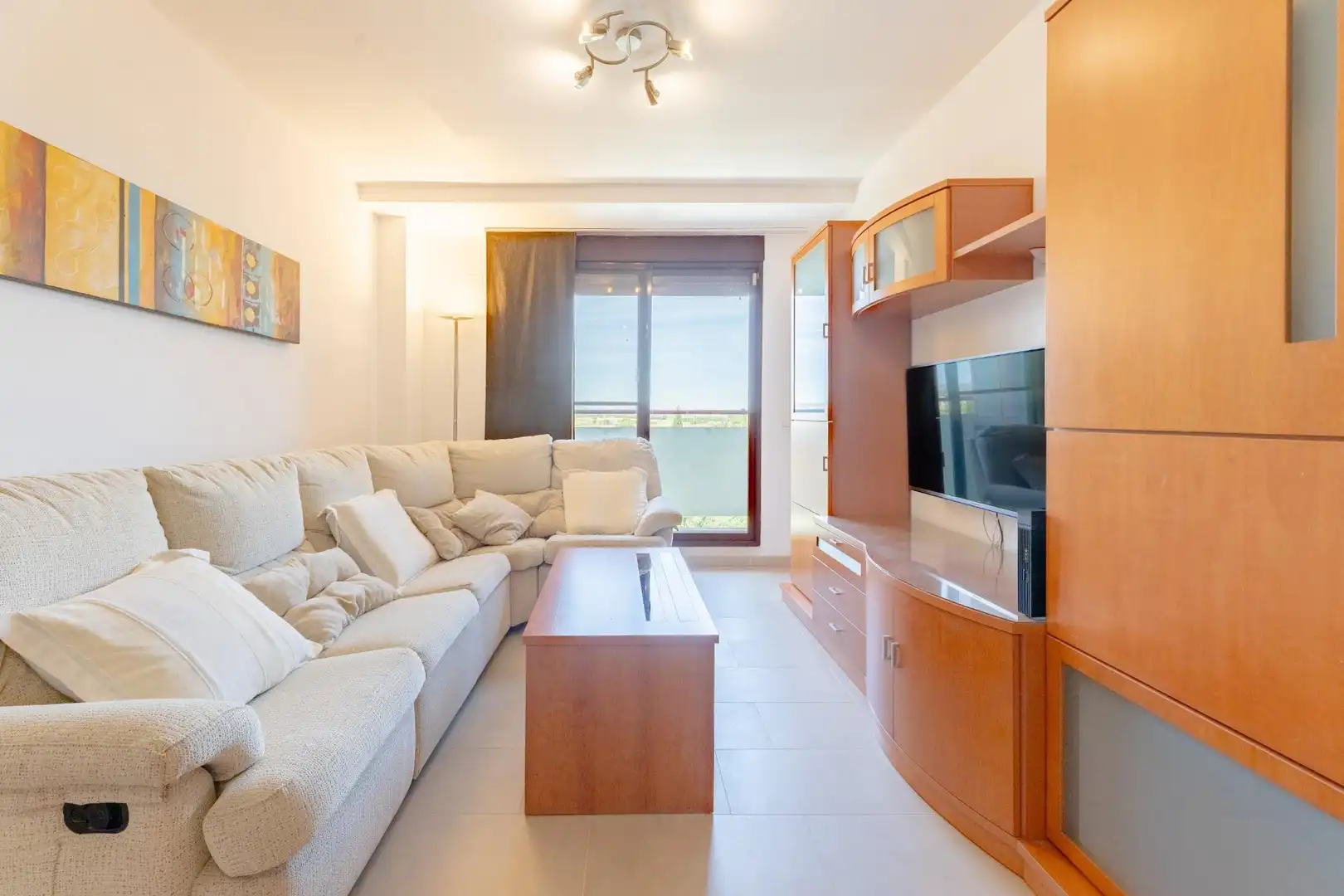 Sala de estar de Piso de alquiler en Catarroja con Aire acondicionado, Calefacción y Amueblado