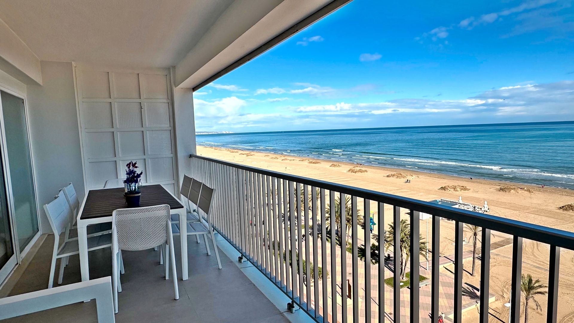 Terraza de Apartamento de alquiler en Gandia con Terraza, Amueblado y Horno