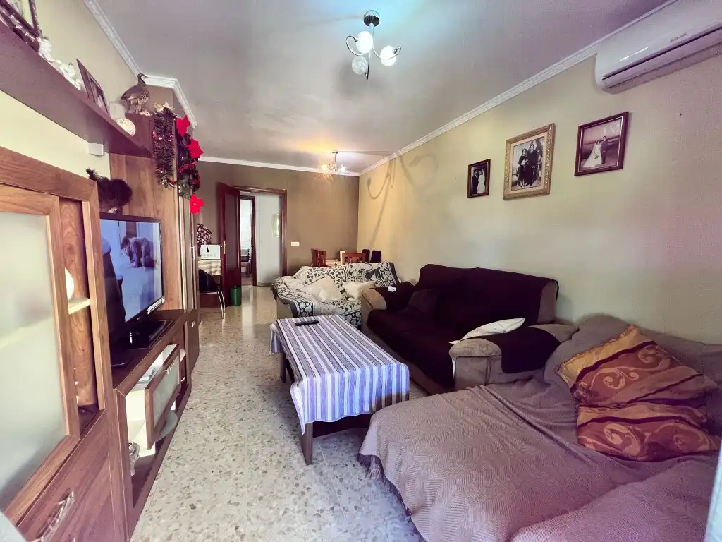 Sala de estar de Piso en venta en Vélez-Málaga con Aire acondicionado y Terraza