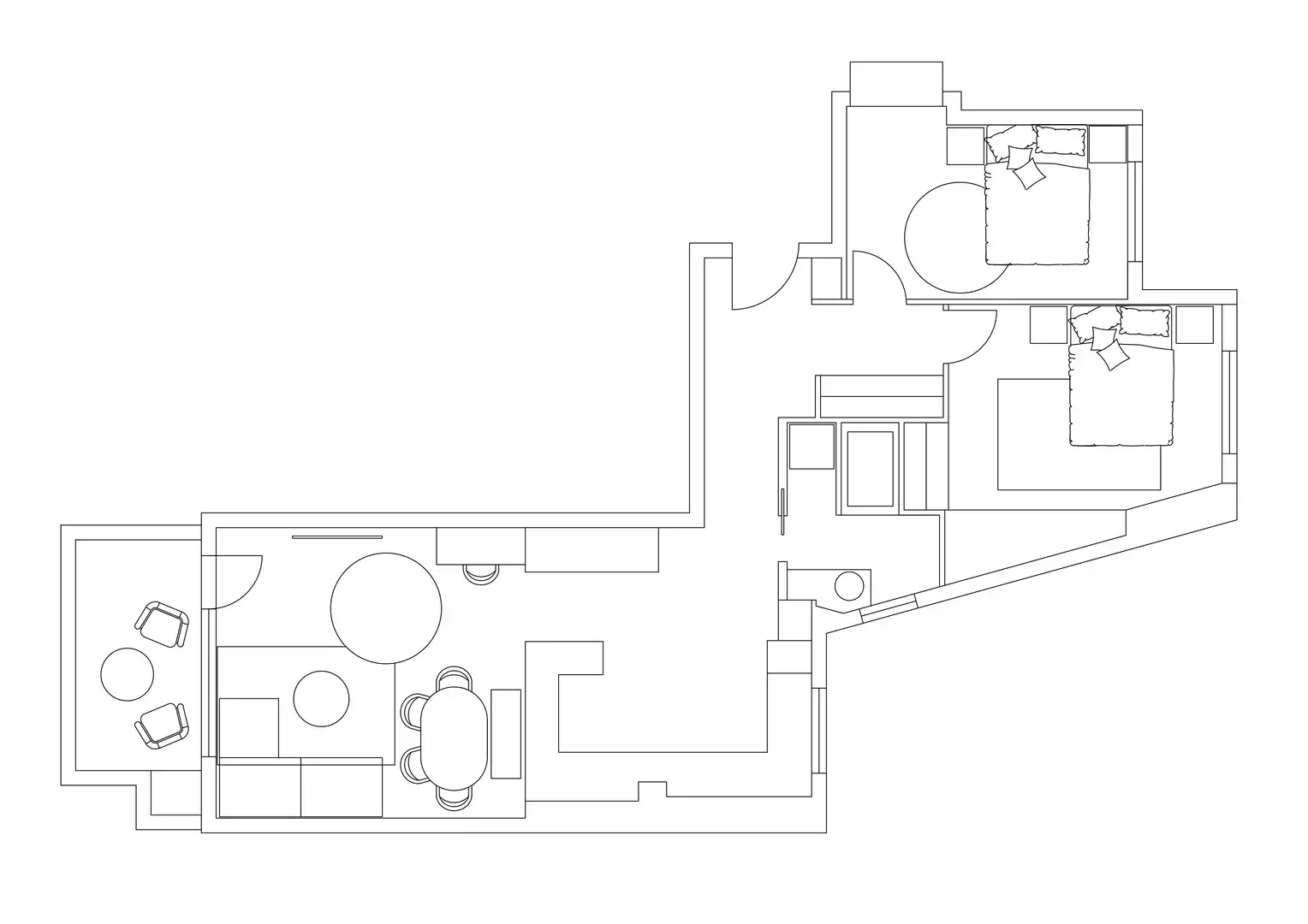 Flat for rent in Madrid  with Air Conditioner, Terrace and Furnished