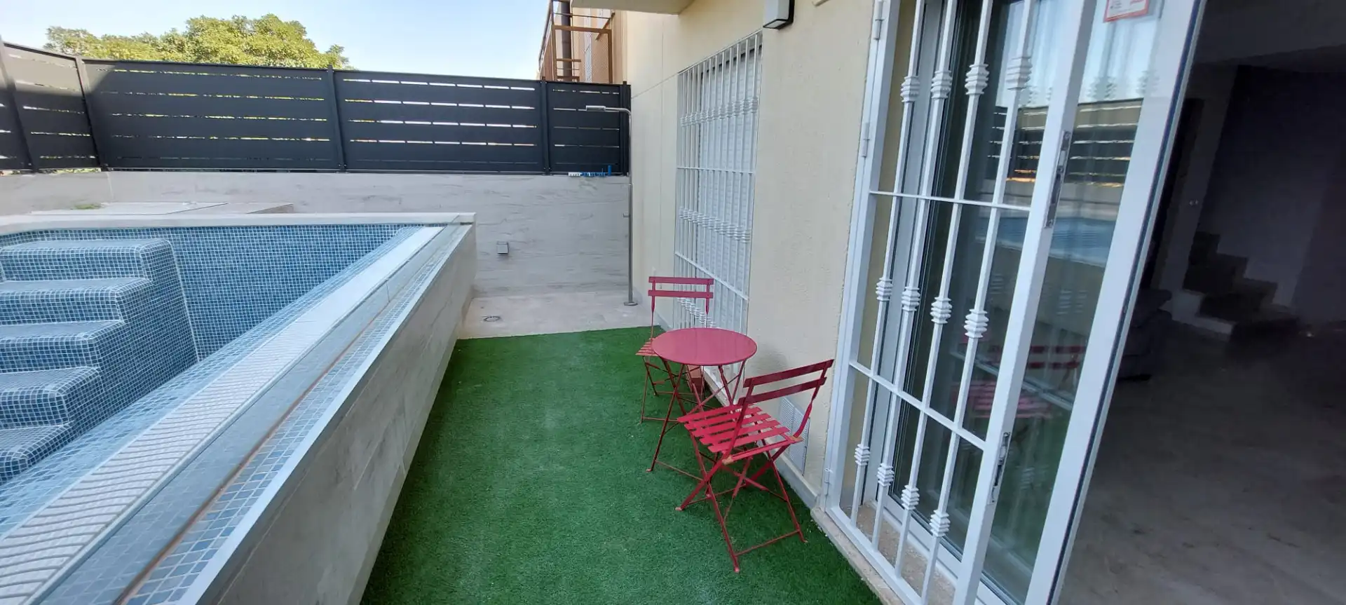 Terraza de Dúplex de alquiler en Murcia con Aire acondicionado, Jardín privado y Terraza