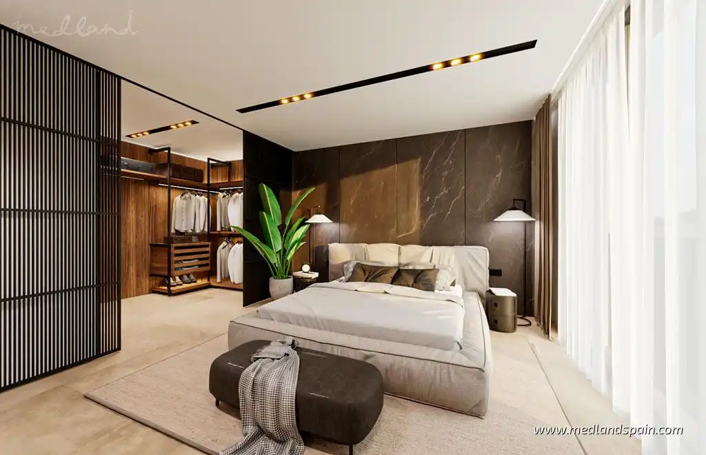 Bedroom of Houses for sale in Orihuela  with Air Conditioner, Heating and Private garden