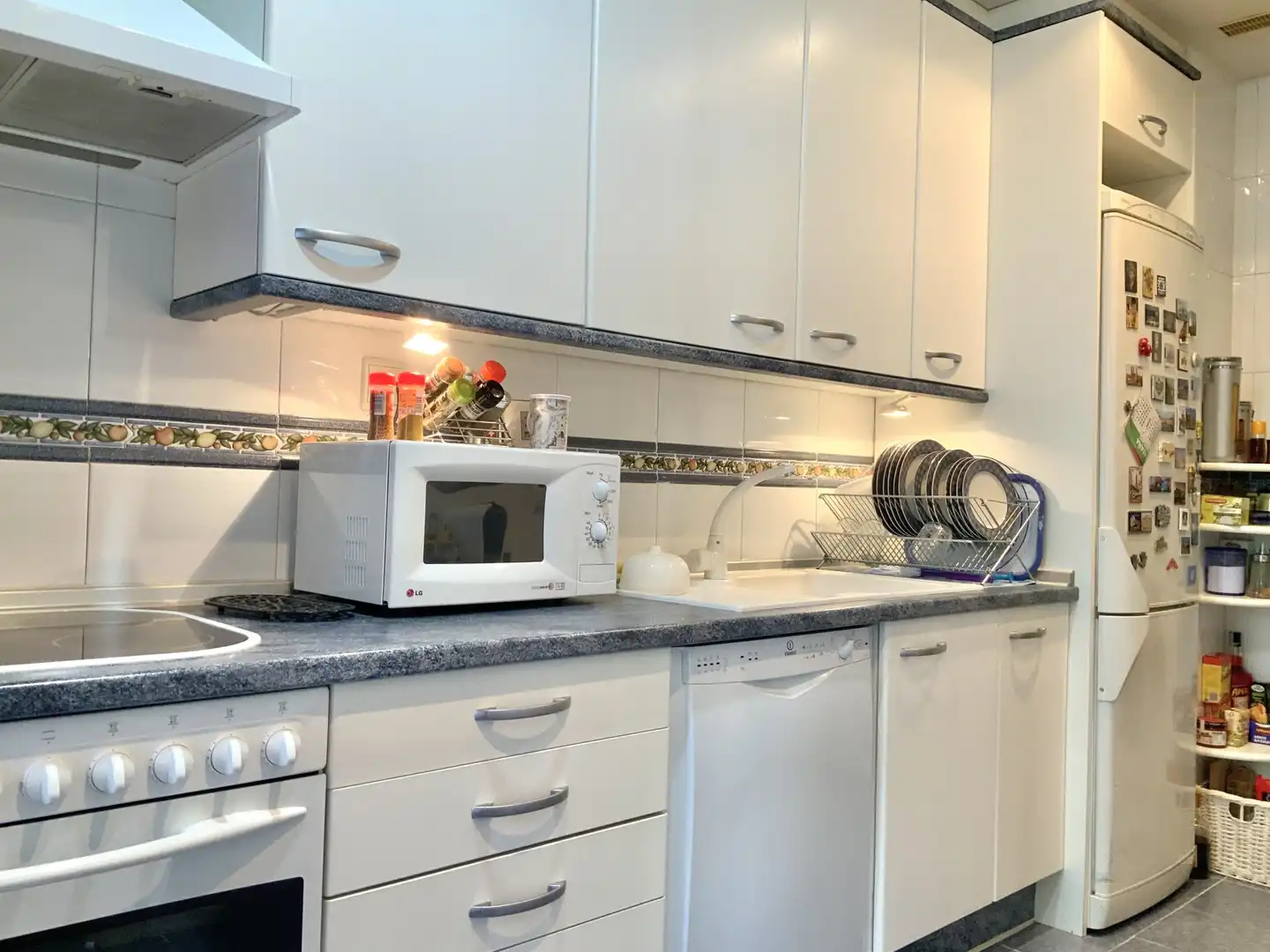 Cocina de Piso de alquiler en Madrid con Aire acondicionado, Calefacción y Terraza