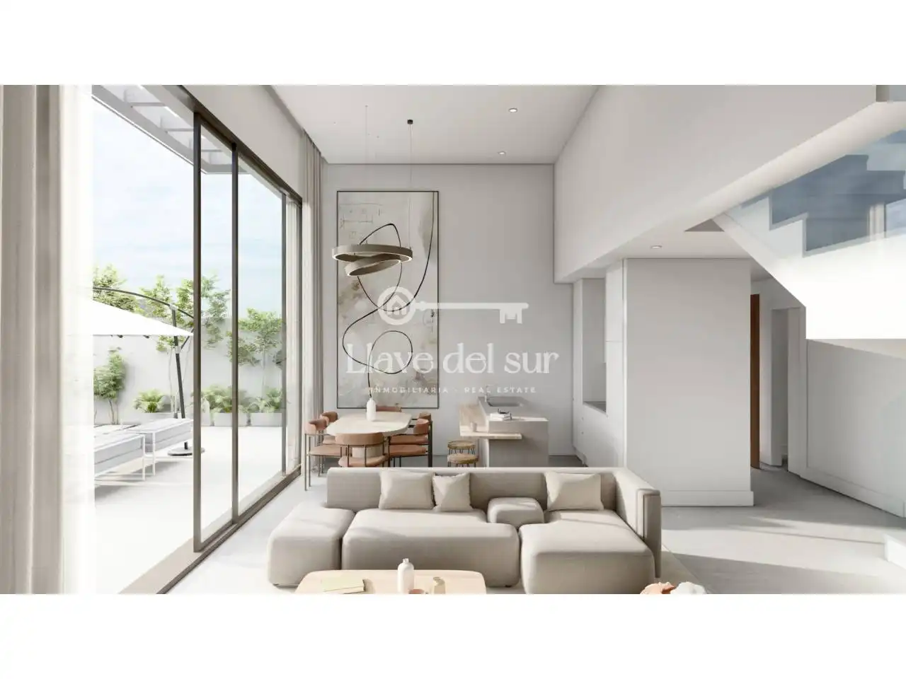 Sala de estar de Piso en venta en Murcia con Aire acondicionado, Jardín privado y Terraza