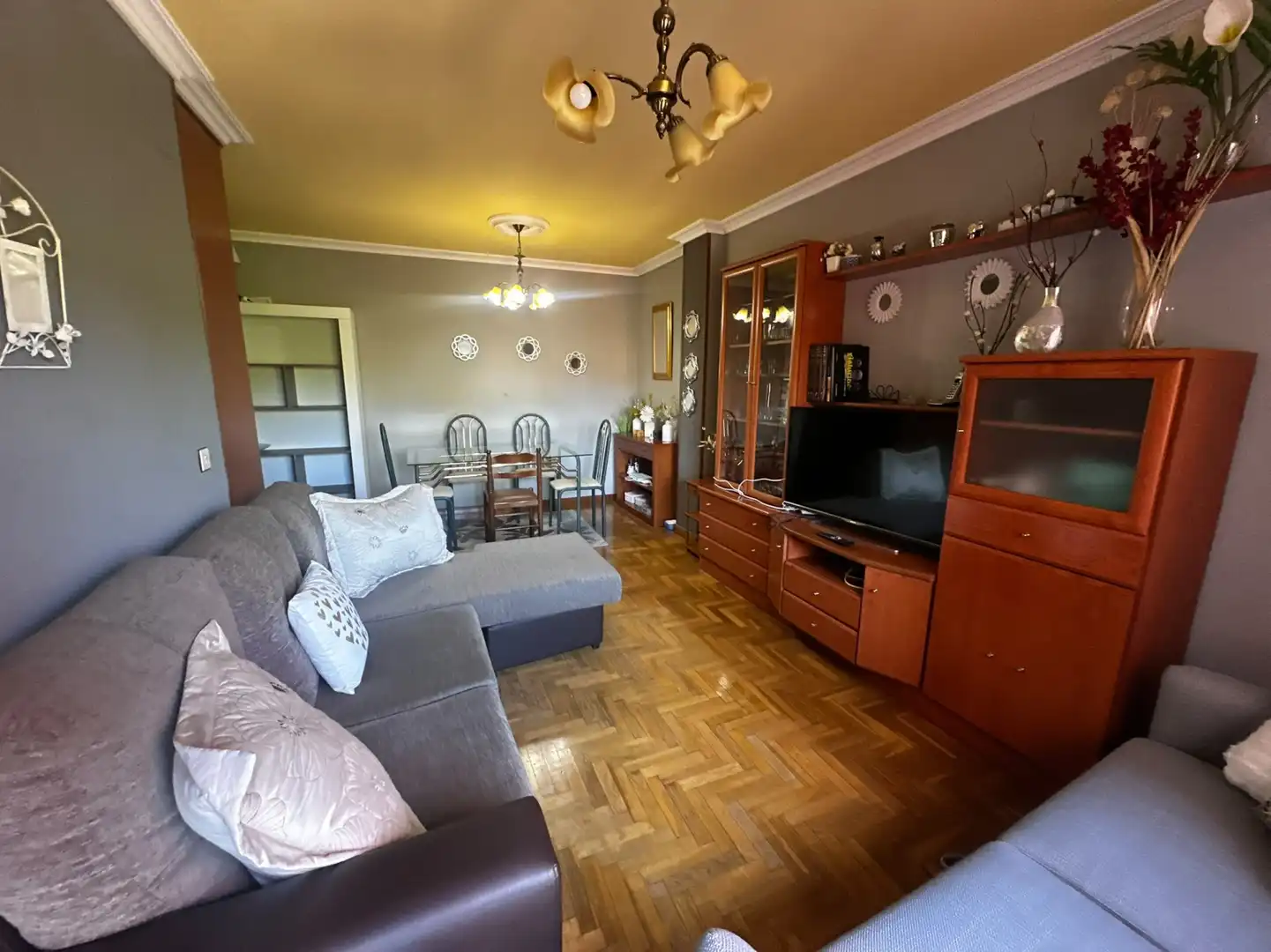 Living room of Flat for rent in Gijón 