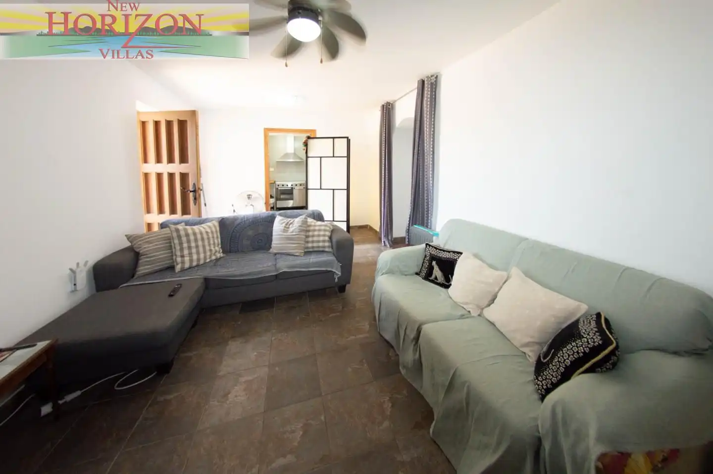 Sala de estar de Casa adosada en venta en Arboleas con Jardín privado y Terraza